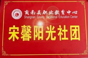陕西商南县职教中心成立第一个女子“宋馨阳光心理教育社团”